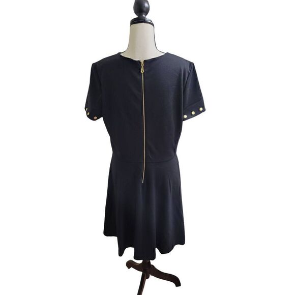 Roz & Ali Sz 14 Little Black Dress Metallic Decals New - Picture 3 of 7